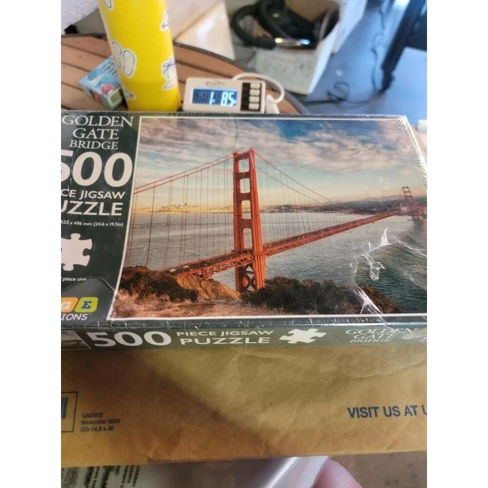 Page Publications Golden Gate Bridge 500 Piece Jigsaw Puzzle San Francisco New